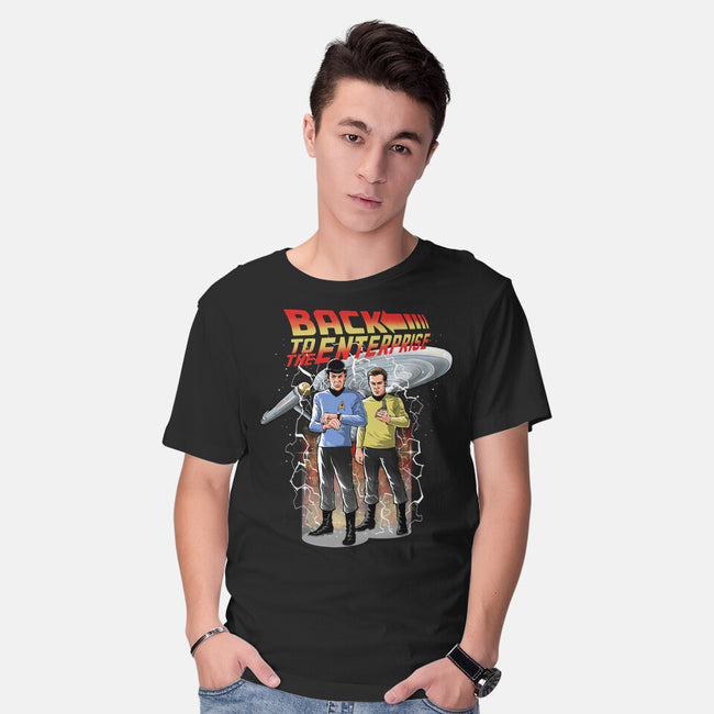 Back To The Enterprise-Mens-Basic-Tee-zascanauta