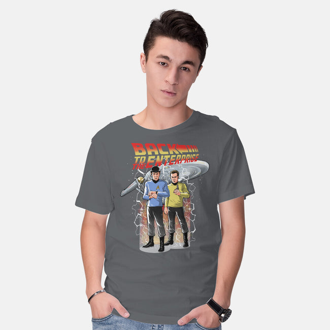 Back To The Enterprise-Mens-Basic-Tee-zascanauta