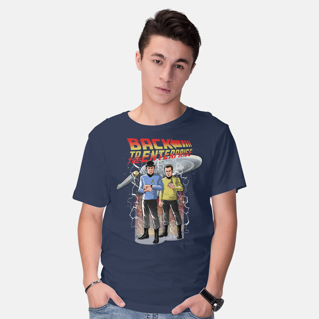 Back To The Enterprise-Mens-Basic-Tee-zascanauta