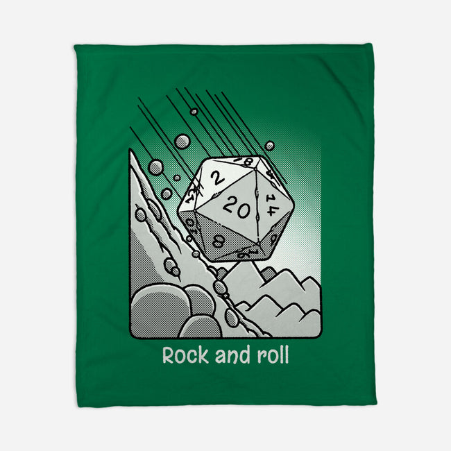 Rock N Roll-None-Fleece-Blanket-imisko
