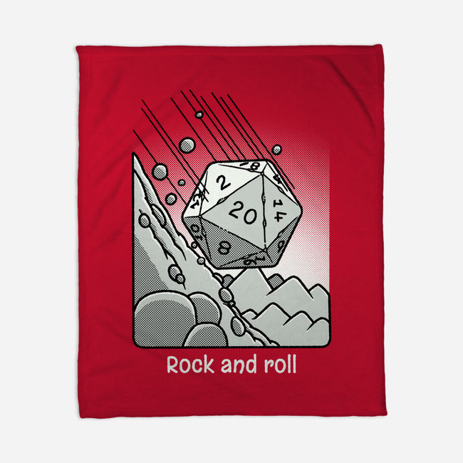 Rock N Roll-None-Fleece-Blanket-imisko