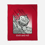 Rock N Roll-None-Fleece-Blanket-imisko