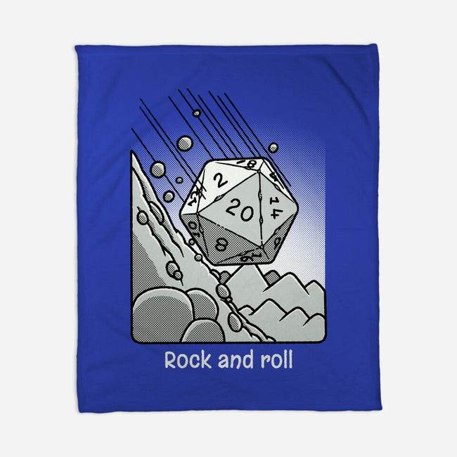 Rock N Roll-None-Fleece-Blanket-imisko