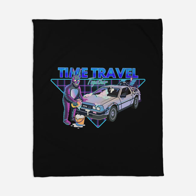 Time Travel Together-None-Fleece-Blanket-Diego Gurgell