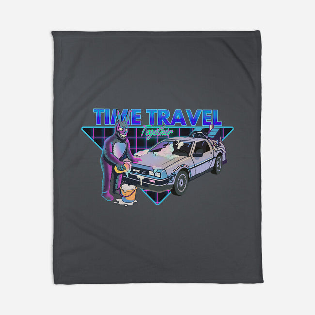 Time Travel Together-None-Fleece-Blanket-Diego Gurgell