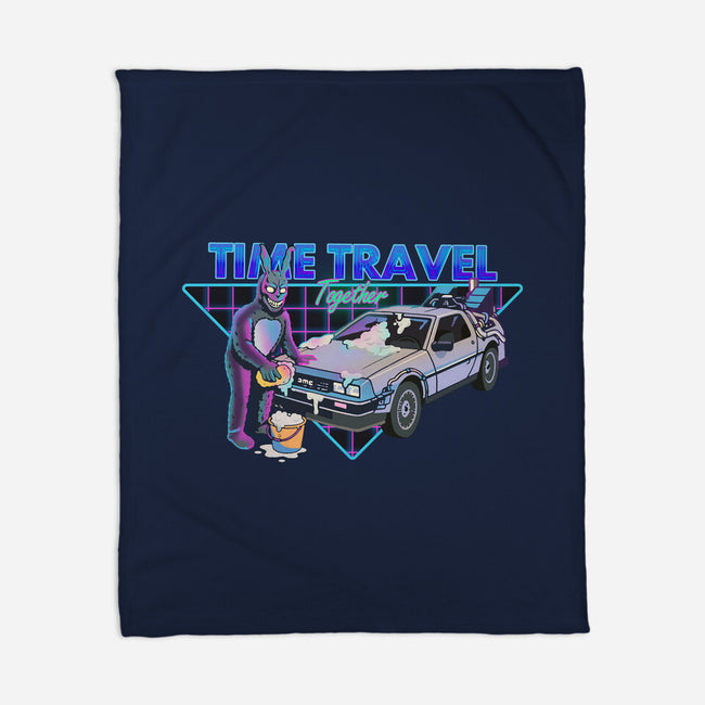 Time Travel Together-None-Fleece-Blanket-Diego Gurgell