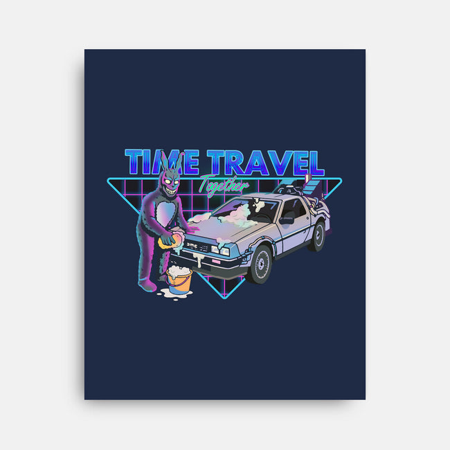 Time Travel Together-None-Stretched-Canvas-Diego Gurgell