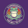 Suppressing The Will To Kill-None-Polyester-Shower Curtain-BridgeWalker