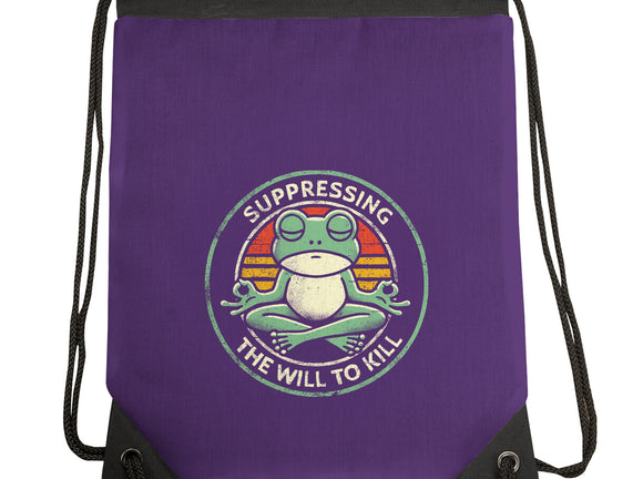 Suppressing The Will To Kill