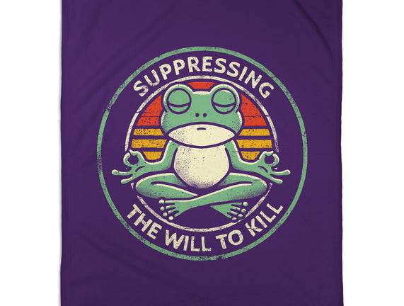 Suppressing The Will To Kill