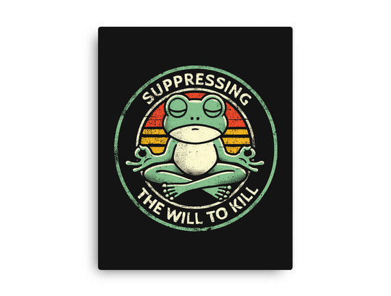 Suppressing The Will To Kill