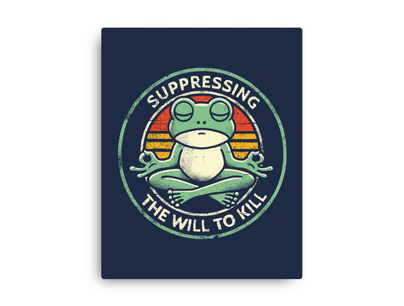 Suppressing The Will To Kill