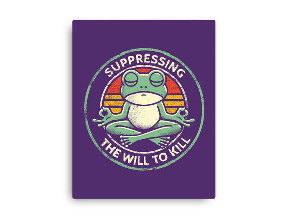 Suppressing The Will To Kill