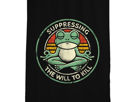 Suppressing The Will To Kill