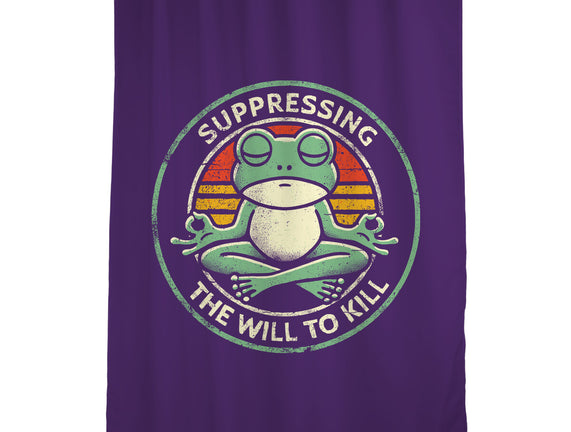 Suppressing The Will To Kill