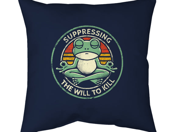 Suppressing The Will To Kill
