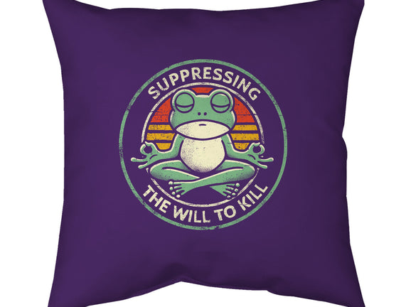 Suppressing The Will To Kill