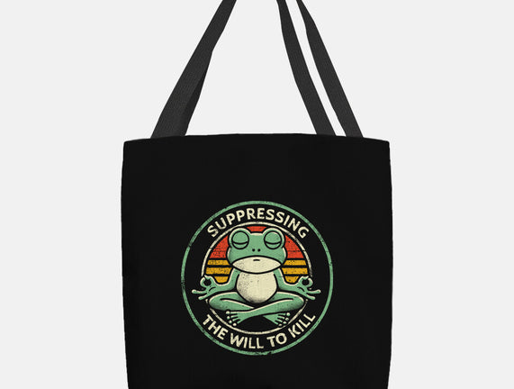 Suppressing The Will To Kill