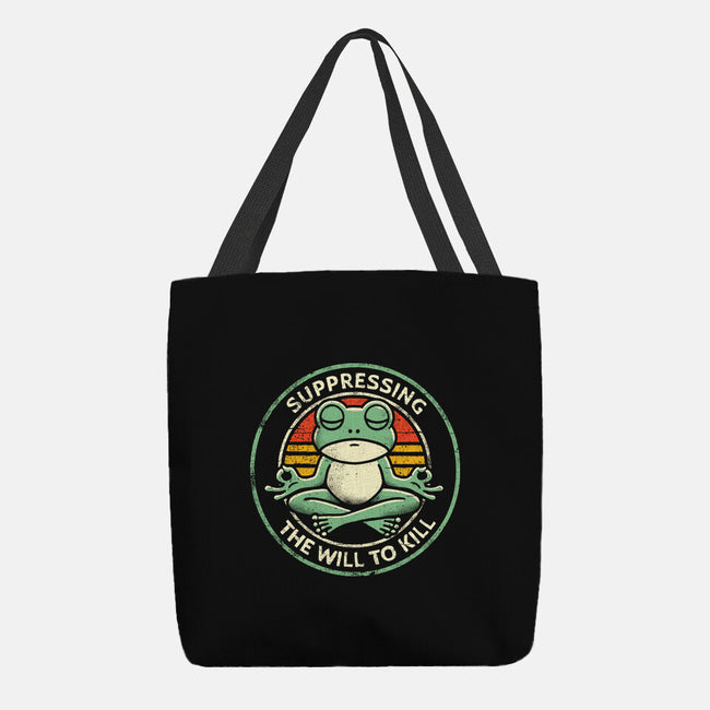 Suppressing The Will To Kill-None-Basic Tote-Bag-BridgeWalker