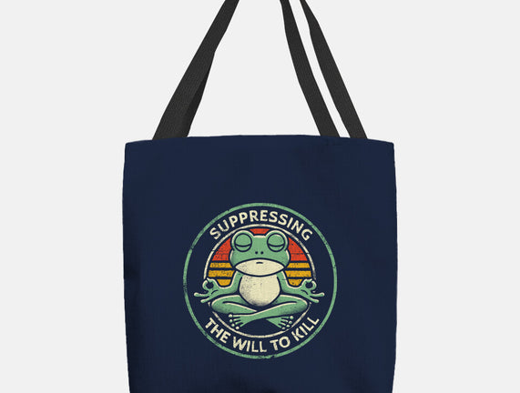 Suppressing The Will To Kill
