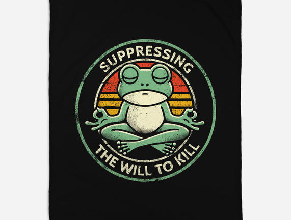 Suppressing The Will To Kill