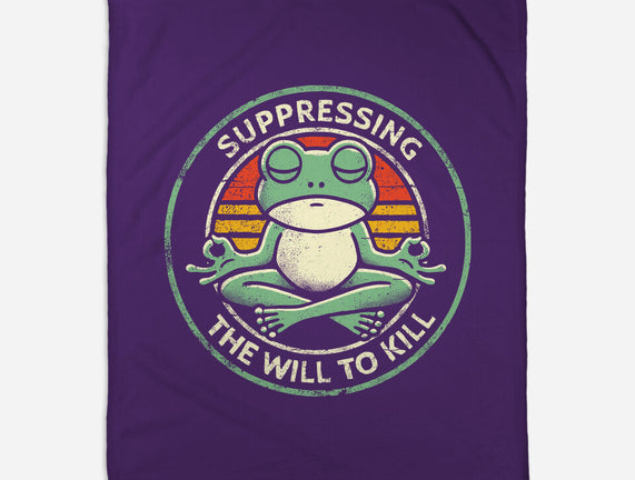 Suppressing The Will To Kill