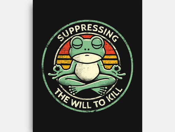 Suppressing The Will To Kill