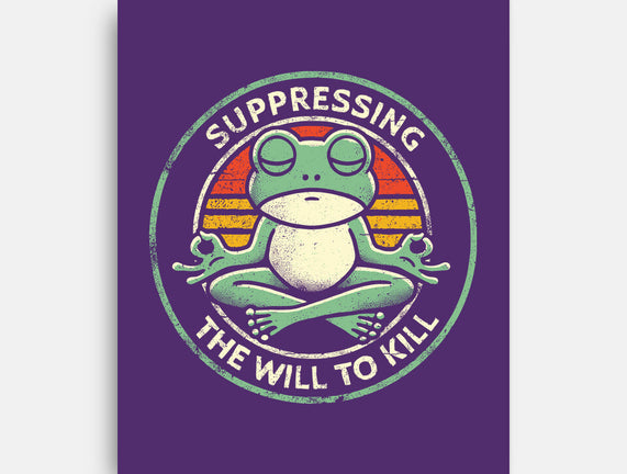 Suppressing The Will To Kill