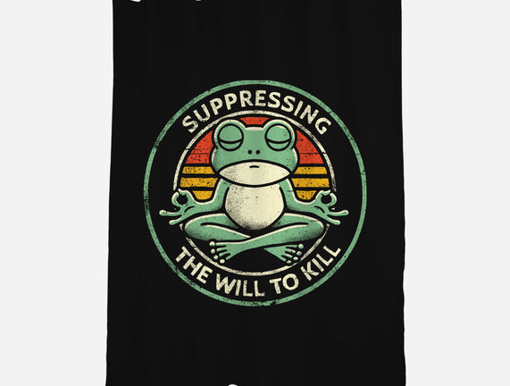 Suppressing The Will To Kill