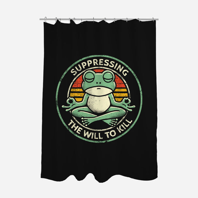 Suppressing The Will To Kill-None-Polyester-Shower Curtain-BridgeWalker