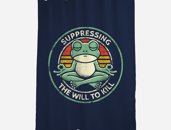 Suppressing The Will To Kill