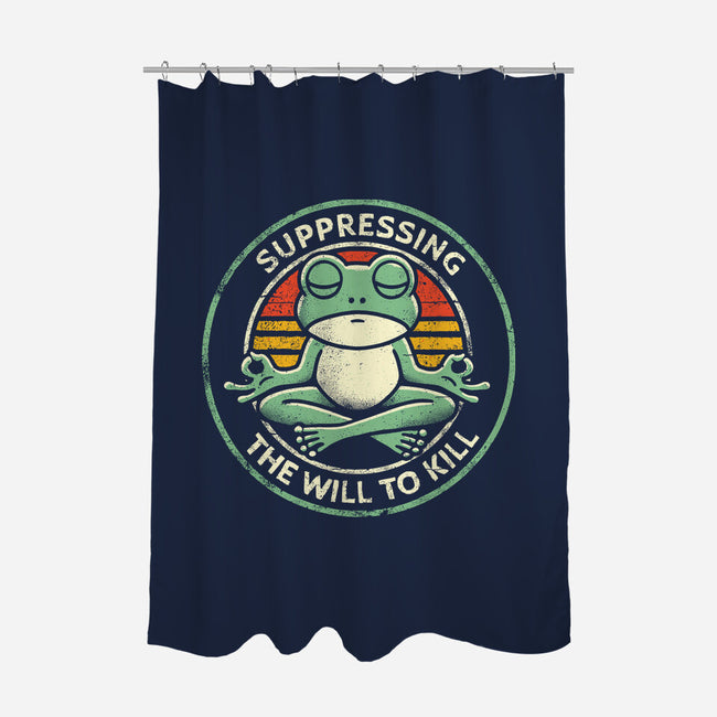 Suppressing The Will To Kill-None-Polyester-Shower Curtain-BridgeWalker