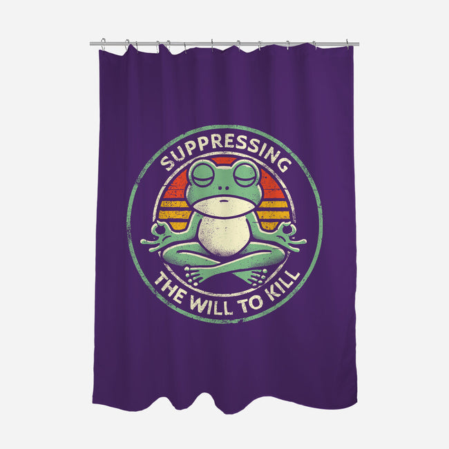 Suppressing The Will To Kill-None-Polyester-Shower Curtain-BridgeWalker