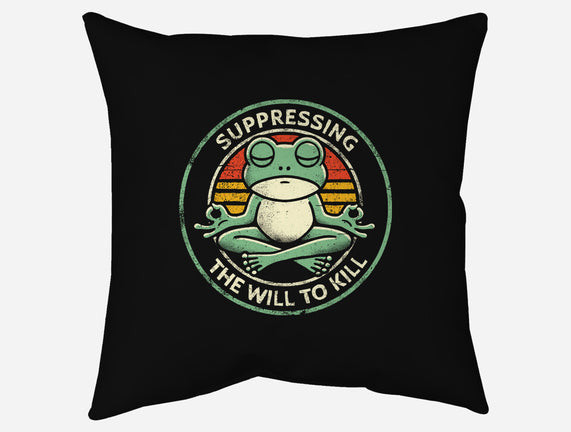 Suppressing The Will To Kill