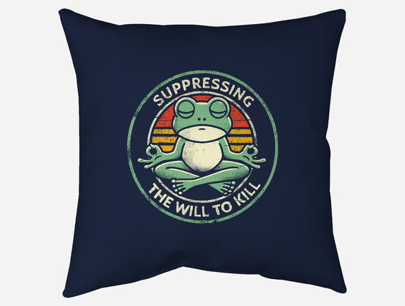 Suppressing The Will To Kill