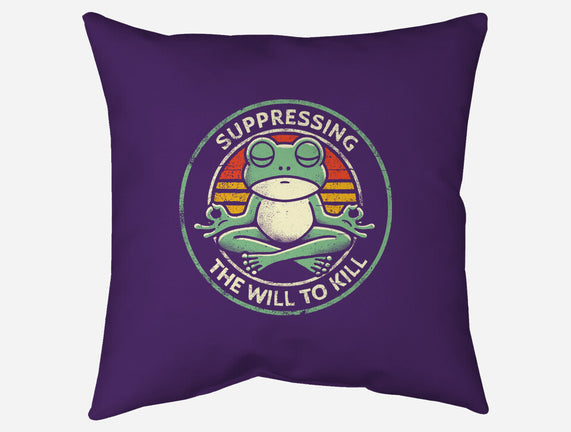 Suppressing The Will To Kill