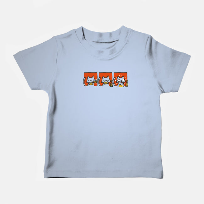 Hot Sauce Cat-Baby-Basic-Tee-Wenceslao A Romero