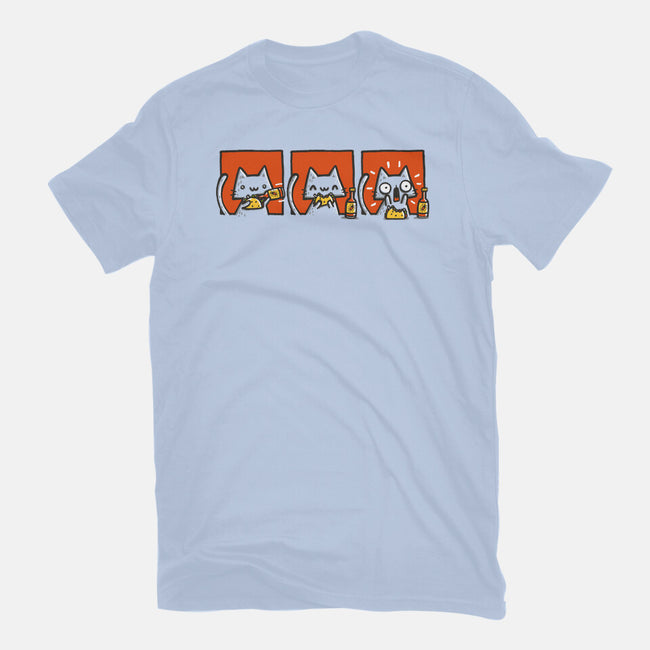 Hot Sauce Cat-Mens-Basic-Tee-Wenceslao A Romero