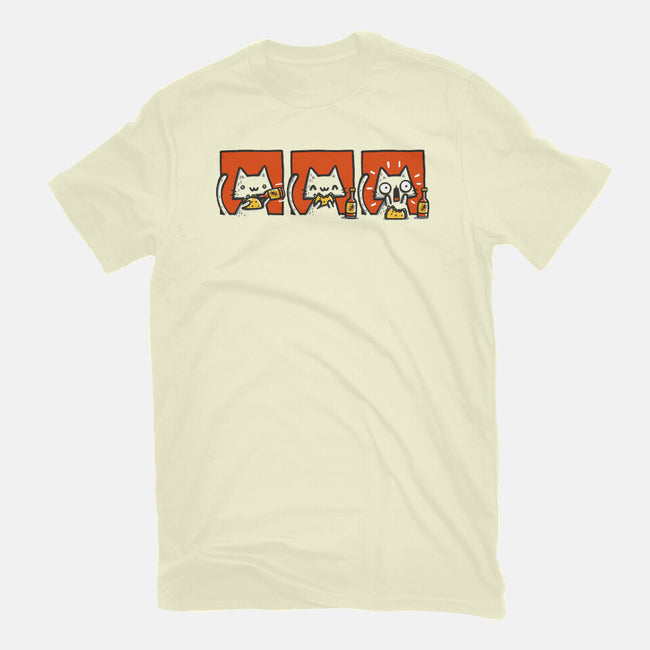 Hot Sauce Cat-Mens-Basic-Tee-Wenceslao A Romero
