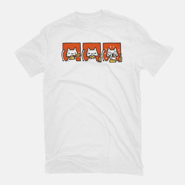 Hot Sauce Cat-Mens-Basic-Tee-Wenceslao A Romero
