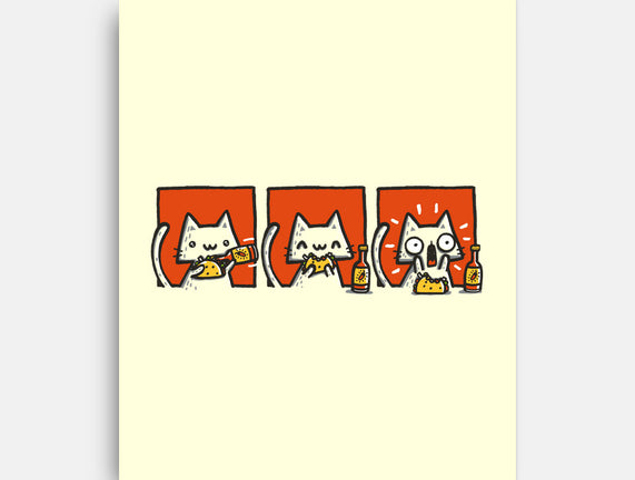 Hot Sauce Cat