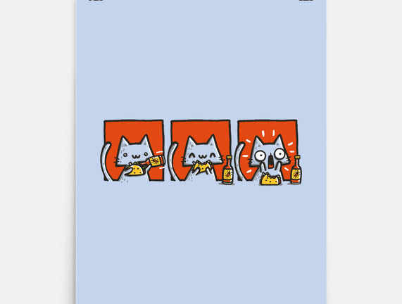 Hot Sauce Cat