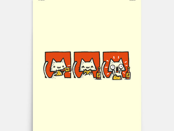Hot Sauce Cat