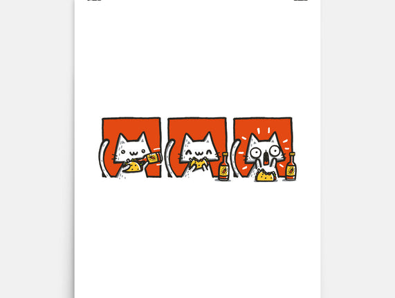 Hot Sauce Cat