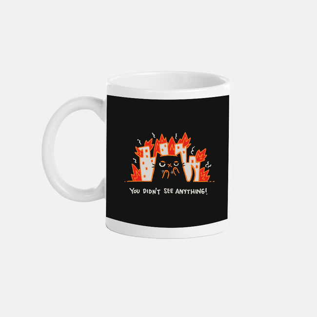 Didn't See Anything-None-Mug-Drinkware-Wenceslao A Romero