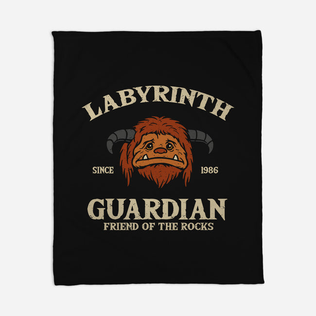 Labyrinth Guardian-None-Fleece-Blanket-Melonseta