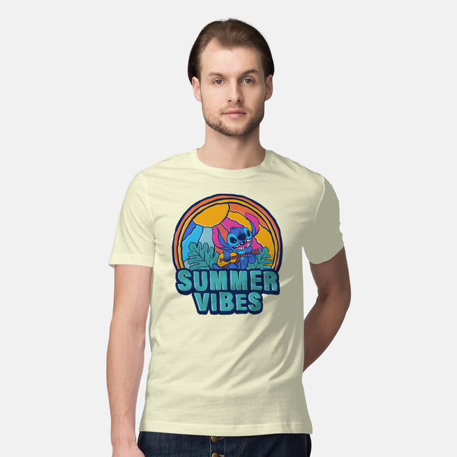 Alien Summer Vibes-Mens-Premium-Tee-spoilerinc