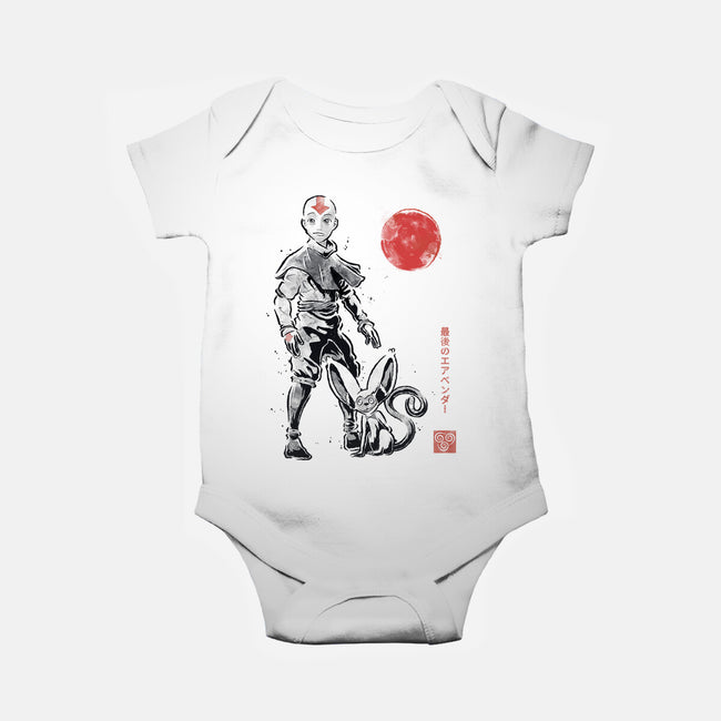 Air Bender Sumi-e-Baby-Basic-Onesie-Astrobot Invention