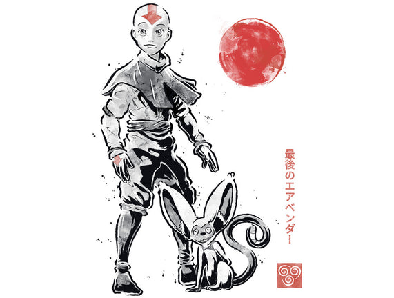 Air Bender Sumi-e