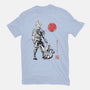 Air Bender Sumi-e-Unisex-Basic-Tee-Astrobot Invention